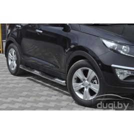 Пороги - трубы "Delux" для IX35.